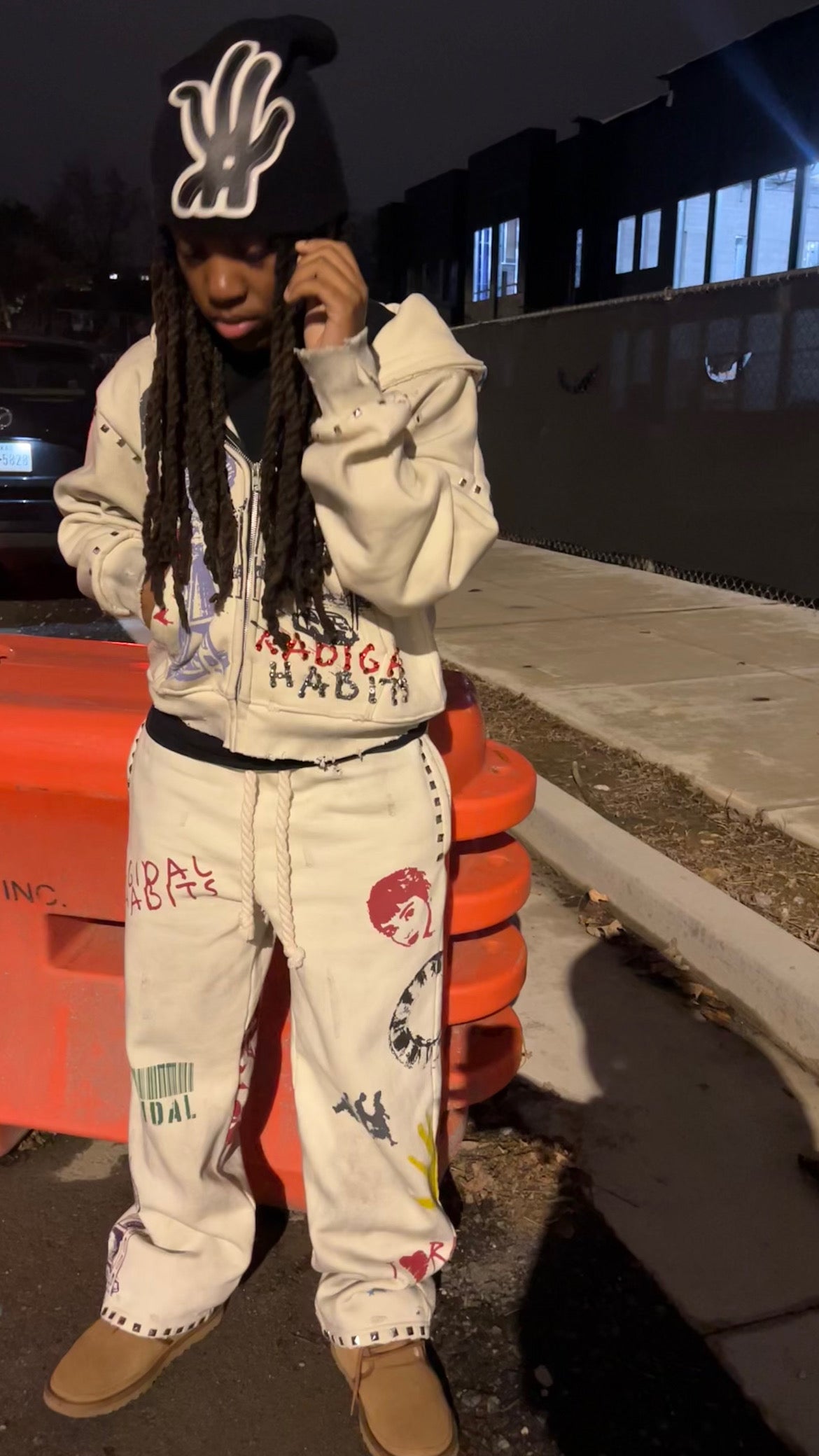 Cream Sweats