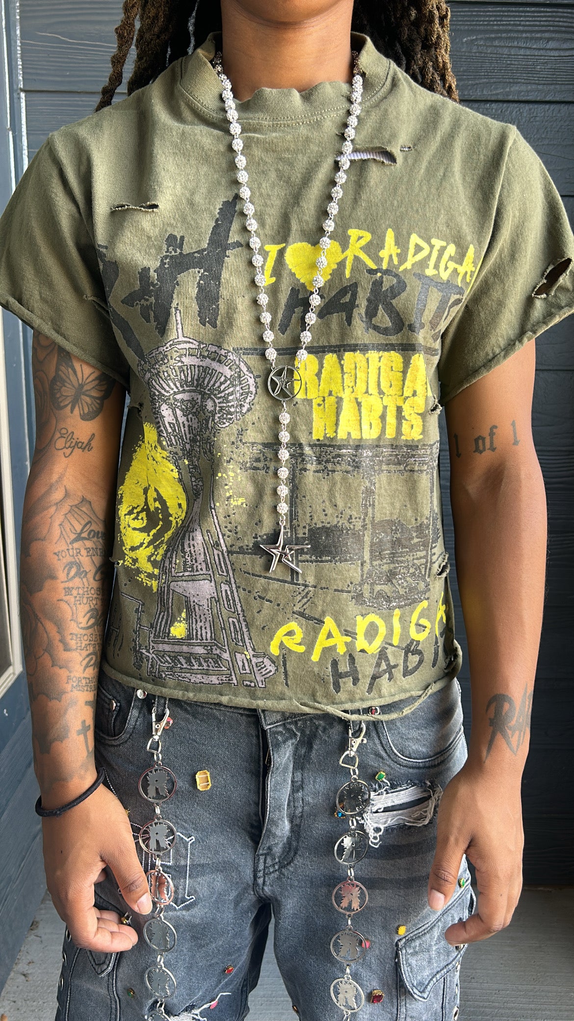 Green I Love Radigal Tee