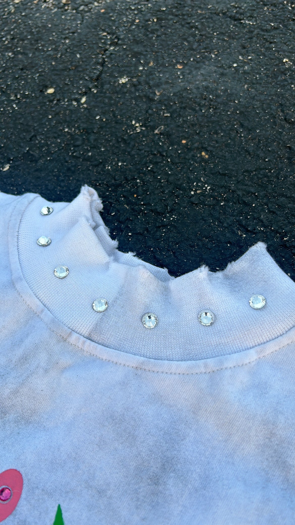 Boxy White Stone Shirt
