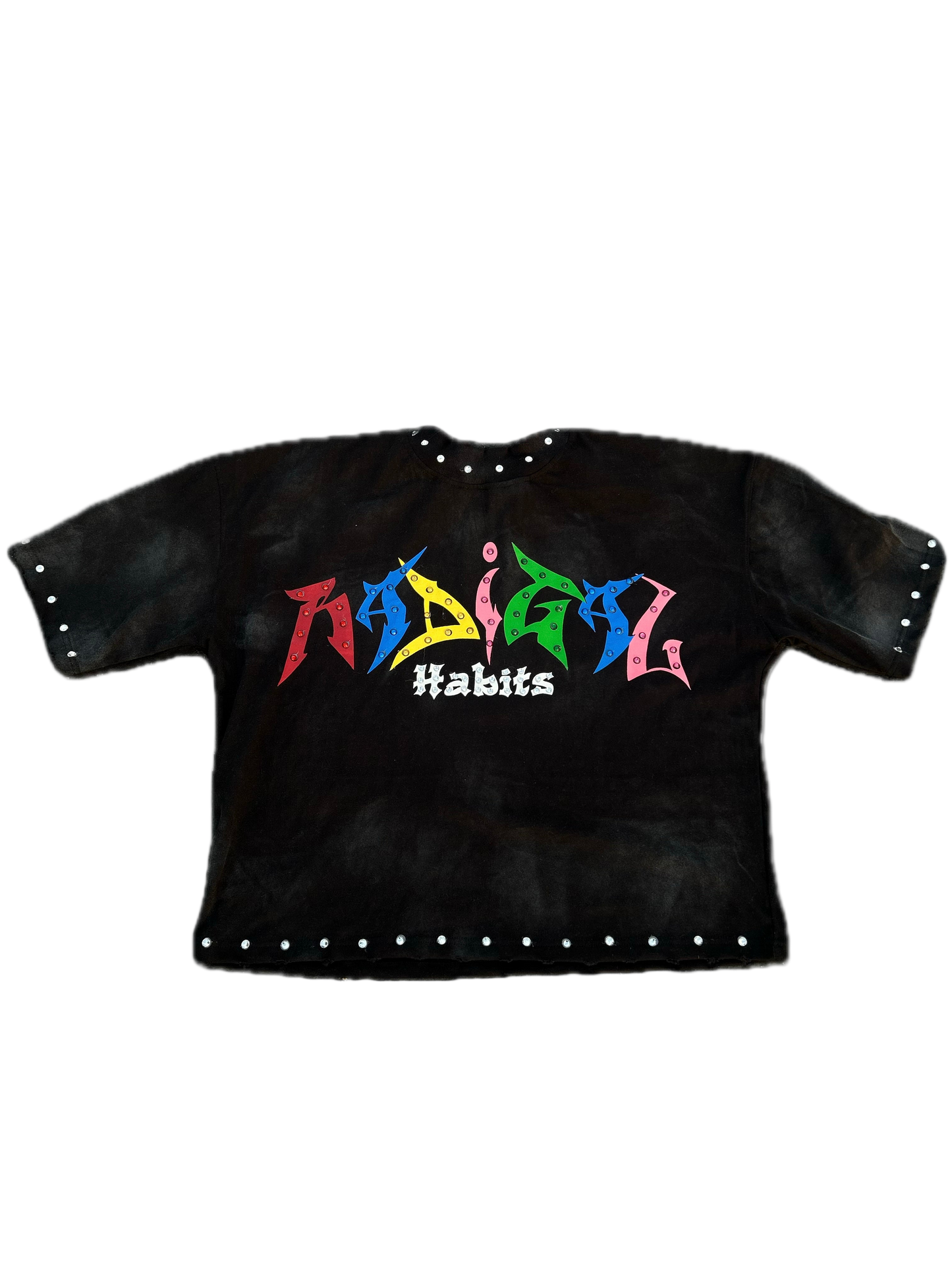 Boxy Black Stone Shirt