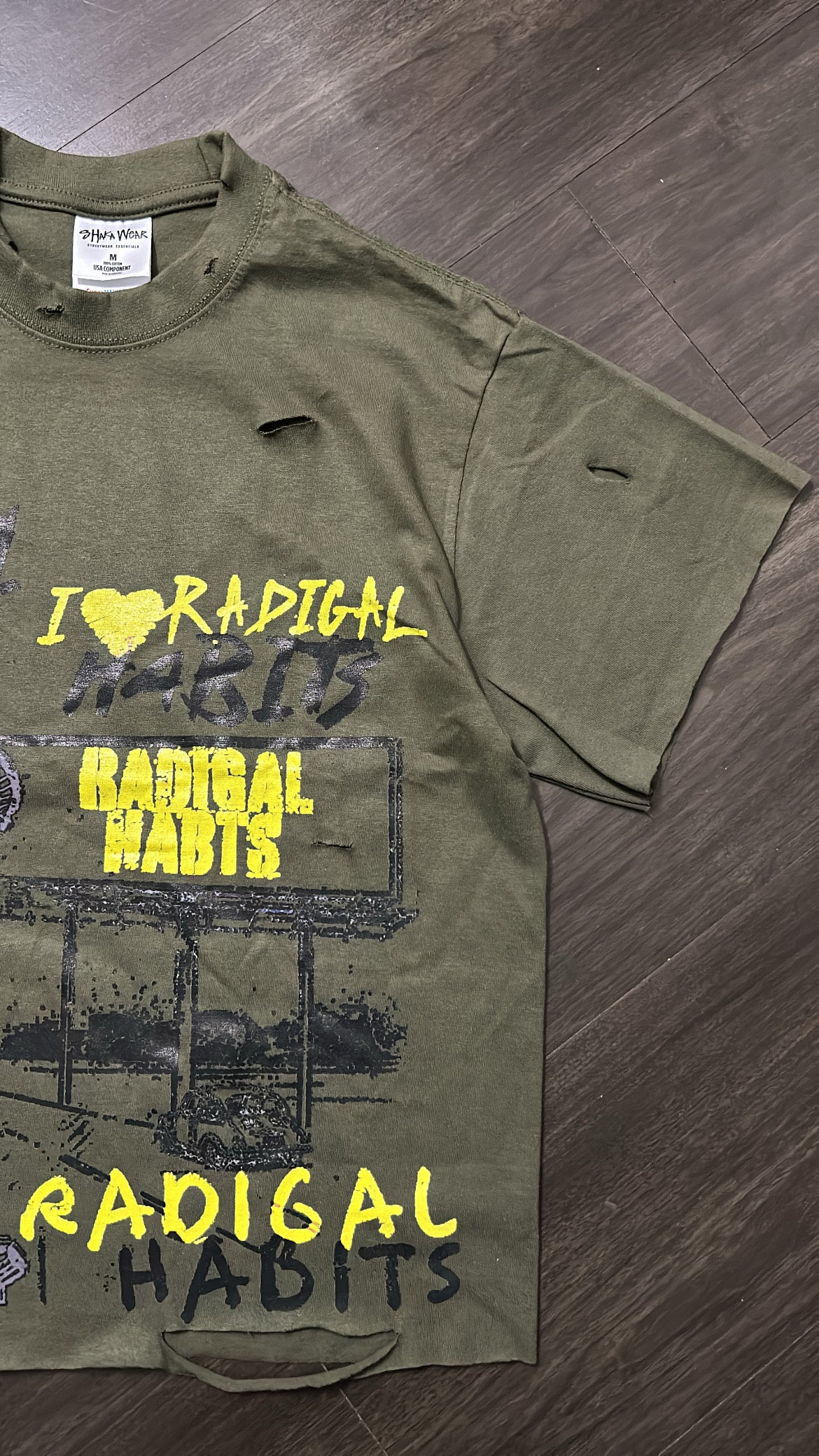 Green I Love Radigal Tee