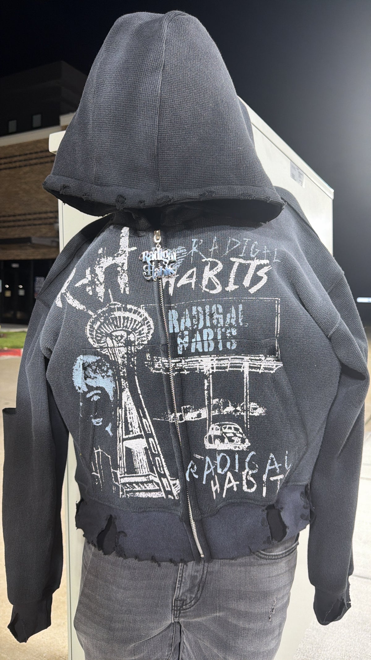 BLACK THERMAL ZIP UP