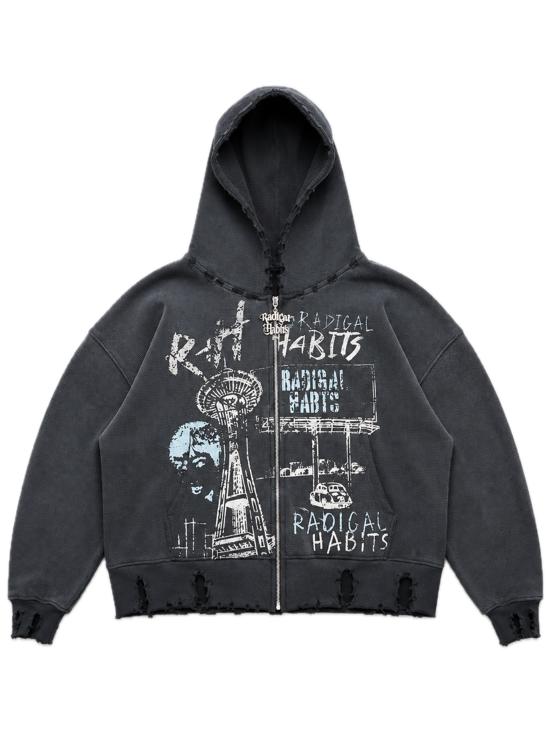 BLACK THERMAL ZIP UP
