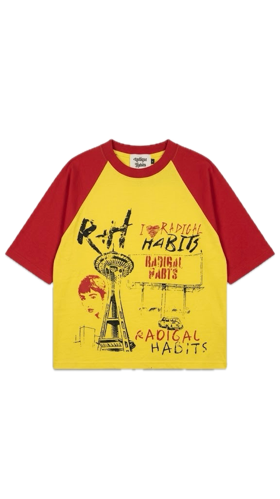 RED AND YELLOW CITY TEE